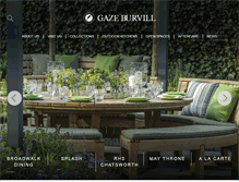 Tablet Screenshot of gazeburvill.com